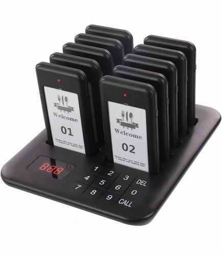 Restaurant pager system 10 - pager, system,
