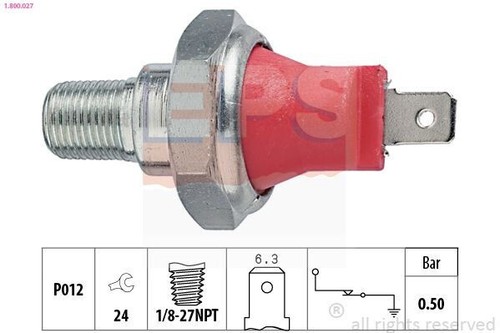 Oil pressure indicator - pressure,