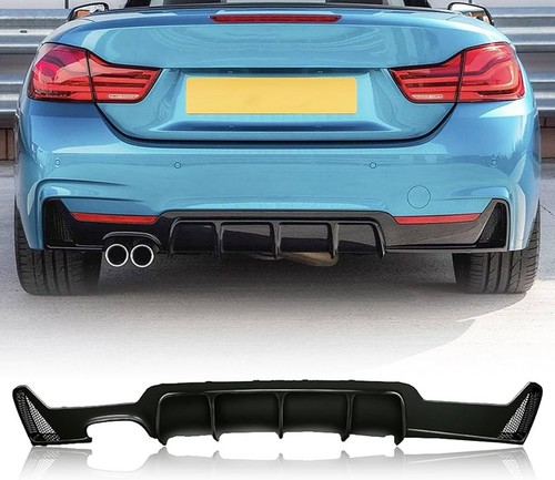 Gloss black rear - black, diffuser