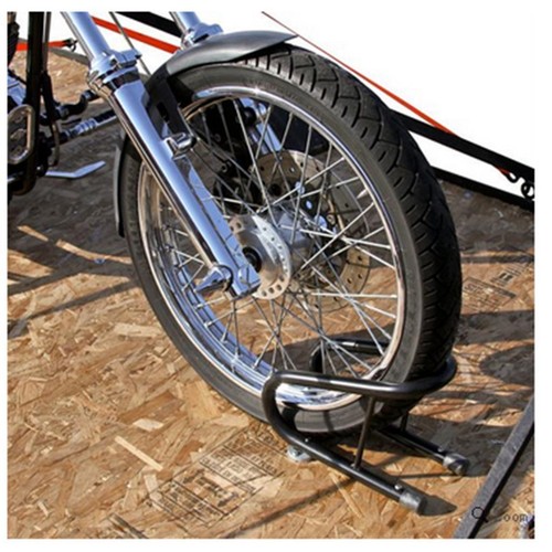 Motorcycle wheel chock kit - motorcycle,