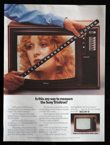 Original 1975 advert sony - 1975,