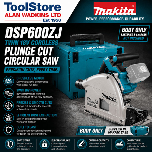 Makita dsp600zj twin - makita, 18v