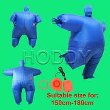 Blue Adult Inflatable Fat Suit