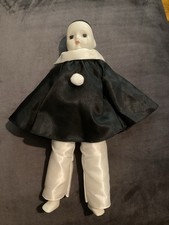 Porcelain Pierrot Clown Doll