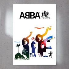 ABBA The Movie (1977) A4 Movie Poster Premium Gloss 230gsm Paper 001