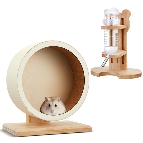 Wooden hamster wheel inch - hamster, 7.9