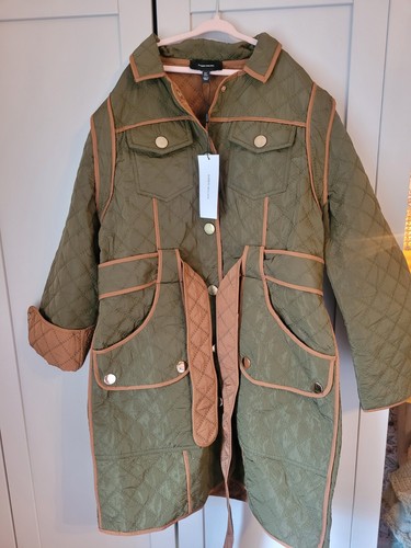 Karen millen khaki reversible - millen,