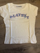 Ladies Cream Genuine Playboy T/Shirt Size 10 EUR 38 BNWOT  Excellent Condition