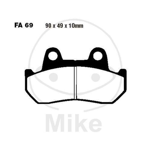 Pair pads ebc fa069 - of,