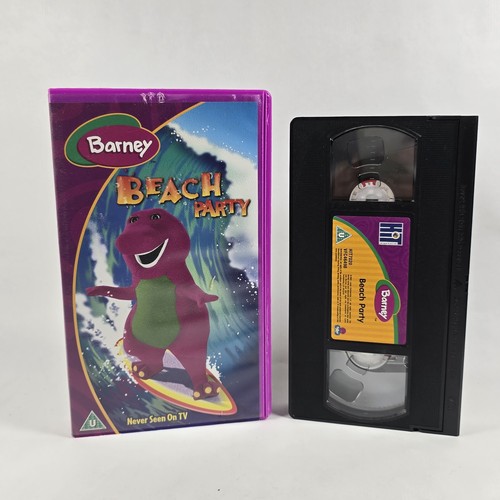 Barney beach party - beach, vhs