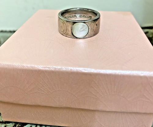 Emporio armani ring stainless - armani,