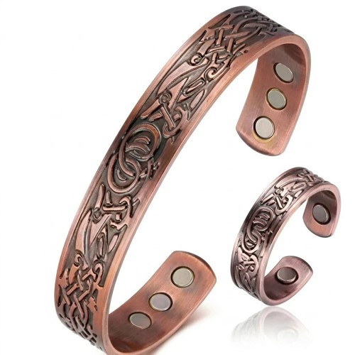 Men copper magnetic - magnetic, bracelet