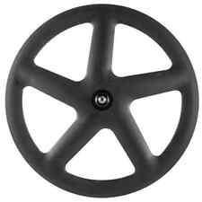 700C Fixed Gear Bicycle Carbon Fiber 5 Spokes Wheels Road Track Bike Wheelset
