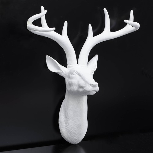 Wall mounted stag deer head - mounted,