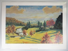 Winston Churchill, View From Chartwell, lithograph, copy 57/150 special proof