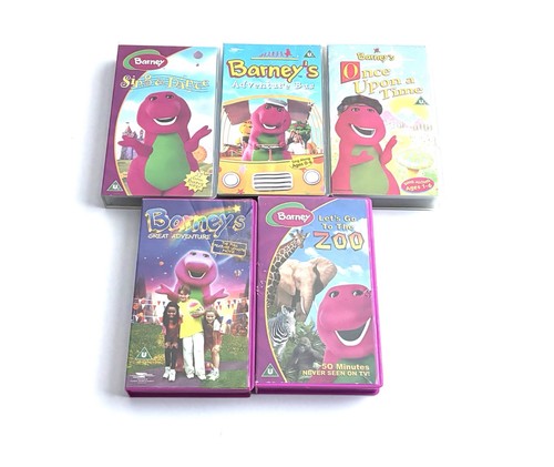 Barney video bundle vhs - video, x5