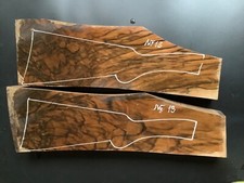 Gun Stock Blanks Turkish Walnut Gunstock Blanks Shotgun Restocking Blanks Pair