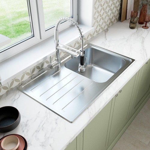 Stainless steel single bowl - single,