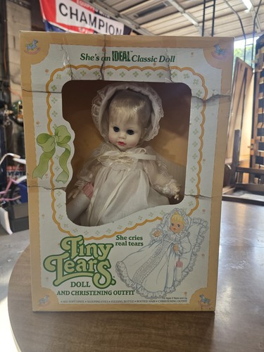 1984 tiny tears doll and - tears,