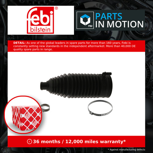Steering rack boot - rack, fits