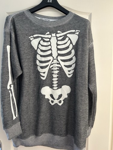 Wildfox skeleton jumper - wildfox, xs