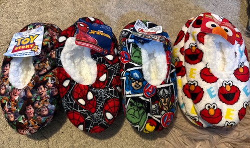 Fuzzy babba kids slippers - babba,