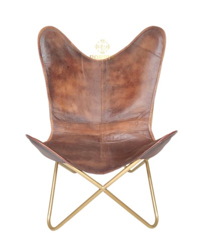 Butterfly chair iron - chair,