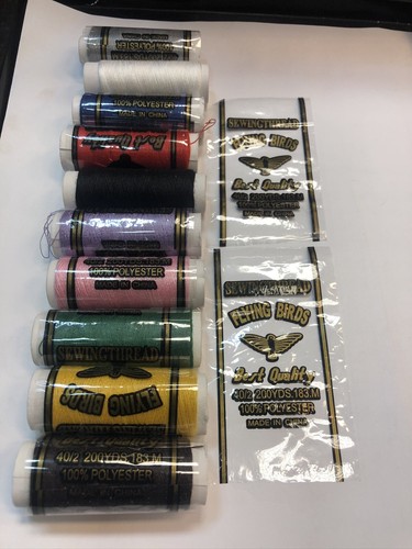 Cotton thread spools - spools, colour