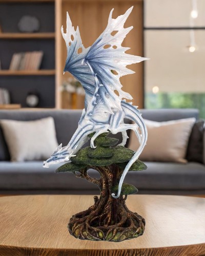 Large white ice - white, dragon