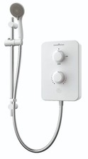 Gainsborough Slim Duo 8.5kW Electric Shower - White, Multi-Fit Easy Install