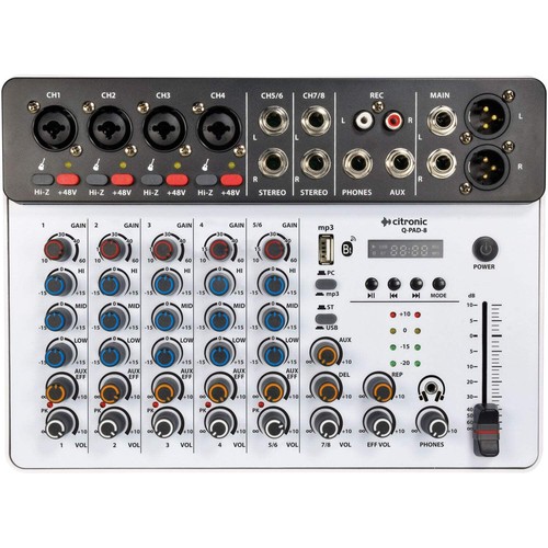 Citronic pad compact - q-pad-8, mixer