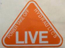 FORDSON TRACTOR DECAL LIVE DRIVE ORANGE  (various, see listing) 