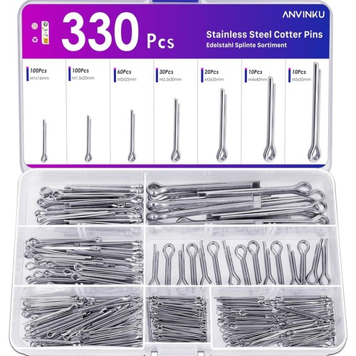 330 pcs cotter pins assortment - pcs,