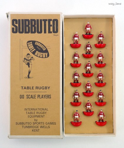 Subbuteo heavyweight rugby - subbuteo,