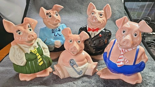 Natwest pigs full set - pigs, 5