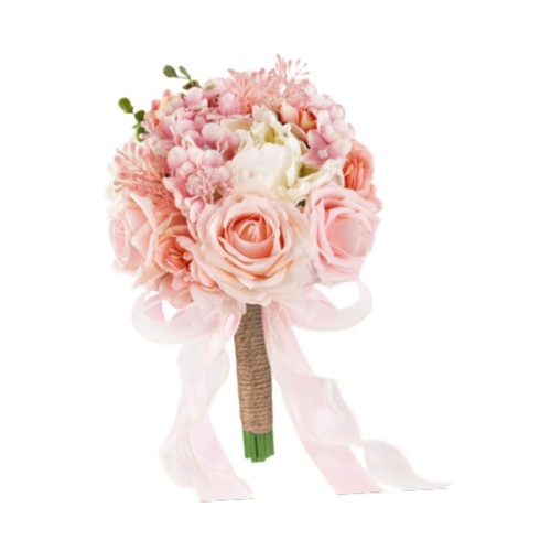 12inch silk roses bridesmaid - silk,