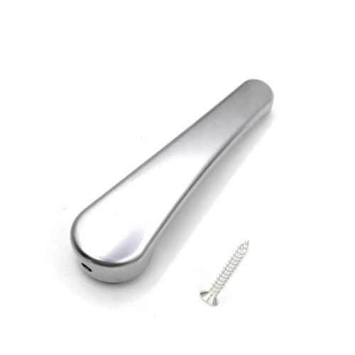 Silver toilet door handle - silver,