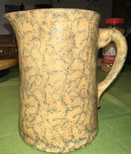 Antique primitive yellowware - antique,