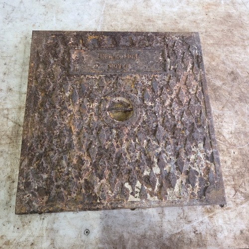 Cast iron manhole cover - iron,
