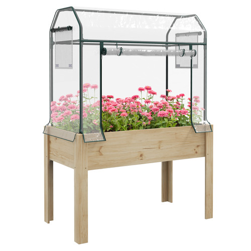 Wooden raised planter garden - wooden,
