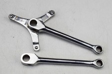 RARE, CHATER LEA ROUND ARM VINTAGE BICYCLE STEEL COTTERED CRANKS, 6.5" (3)