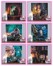 Lisa Parker light up canvas wall plaque - various designs Great Christmas Gift