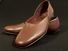 Church’s Shoes : Ajax Leather Slippers : Wine Mandarin size 6F : New In Box