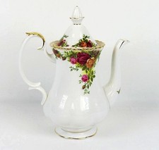 Royal Albert Old Country Roses 23cm Tea / Coffee Pot Bone China Porcelain