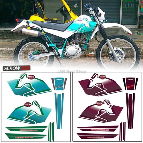 Serow 225 sticker fuel - serow,