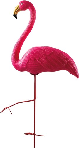 Weatherproof garden flamingo - weatherproof,