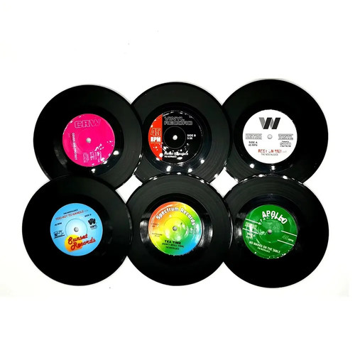 Set colorful retro vinyl - 6,