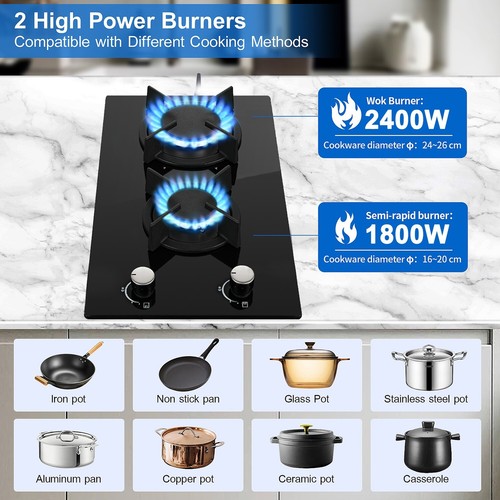 Burners gas hob - burners, 30cm