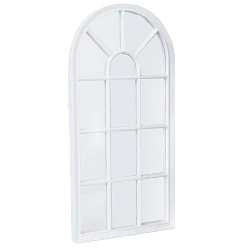 White window style arch - white,