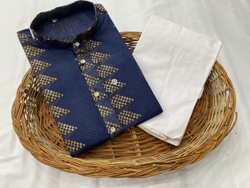 Men pure cotton navy blue - men’s,